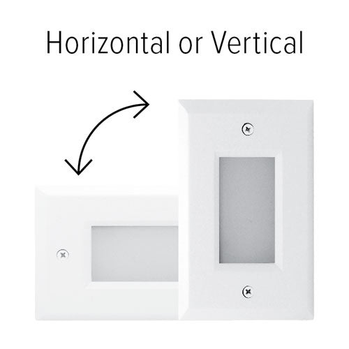 Elco Lighting - ELST9230W - Mini Stp Lgt 12V 2W Vert Lvr Wet Lctn - All White