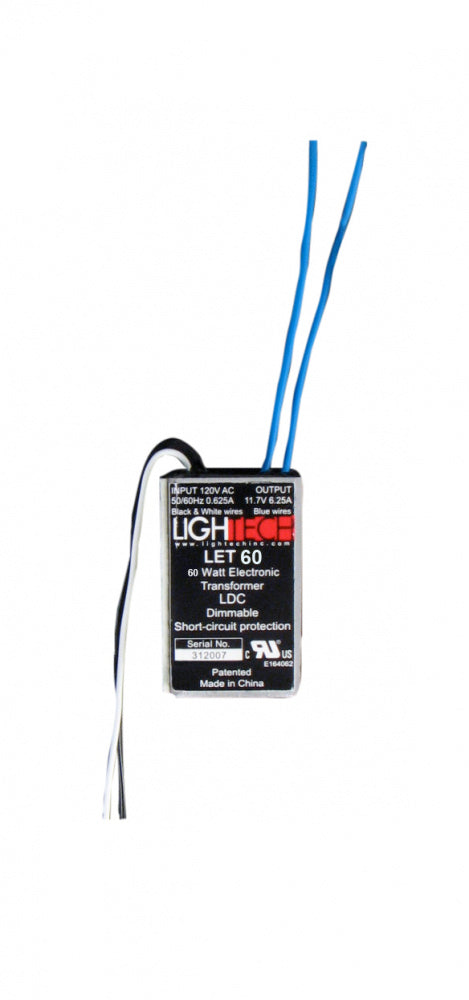 Elco Lighting - LET-60 - 60W 12V Low Load Elct Trnsfrmr Side Lead