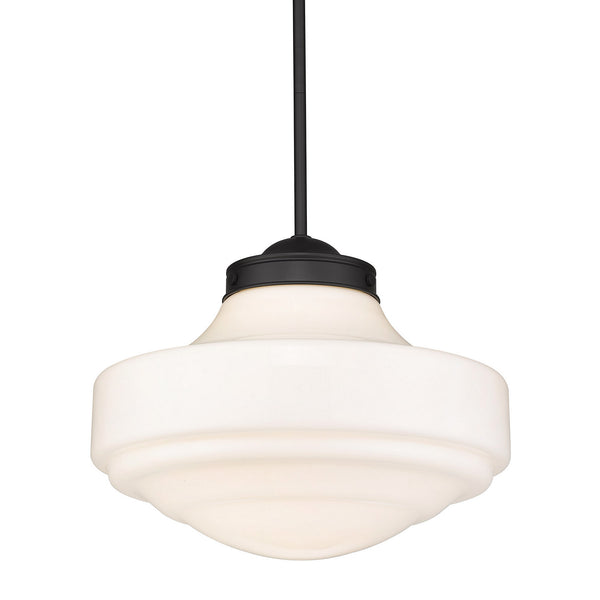 Golden - 0508-L BLK-VMG - One Light Pendant - Ingalls - Matte Black