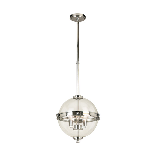 Eglo USA - 204701A - Three Light Pendant - Cecilia - Chrome