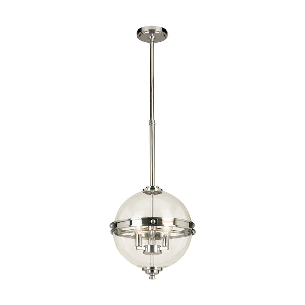 Eglo USA - 204701A - Three Light Pendant - Cecilia - Chrome