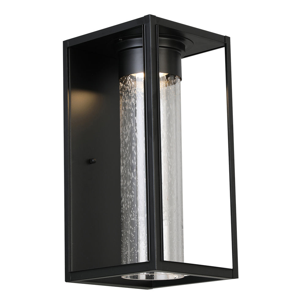 Eglo USA - 204705A - LED Outdoor Wall Light - Walker Hill - Matte Black