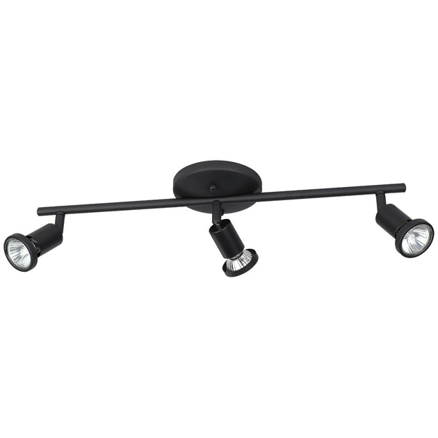 Eglo USA - 205136A - Three Light Track - Tremendo - Structured Black