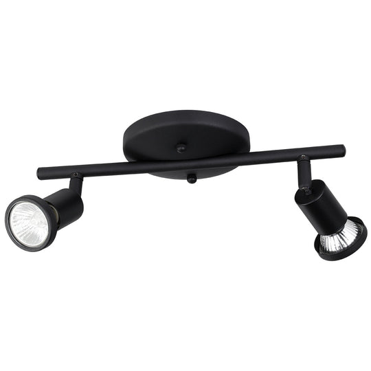 Eglo USA - 205138A - Two Light Track - Tremendo - Structured Black