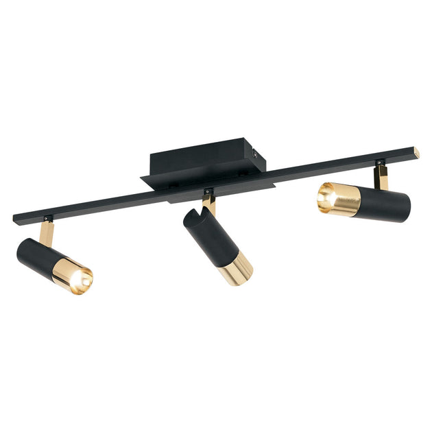 Eglo USA - 39146A - LED Track Light - Tomares - Black & Gold
