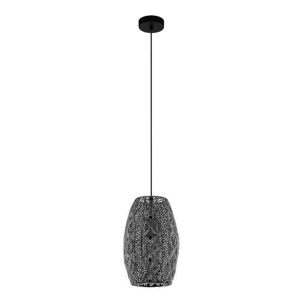 Eglo USA - 43391A - One Light Pendant - Riyadh - Antique Black