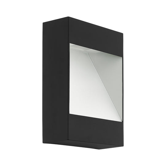 Eglo USA - 98095A - LED Outdoor Wall Mount - Manfria - Black & White