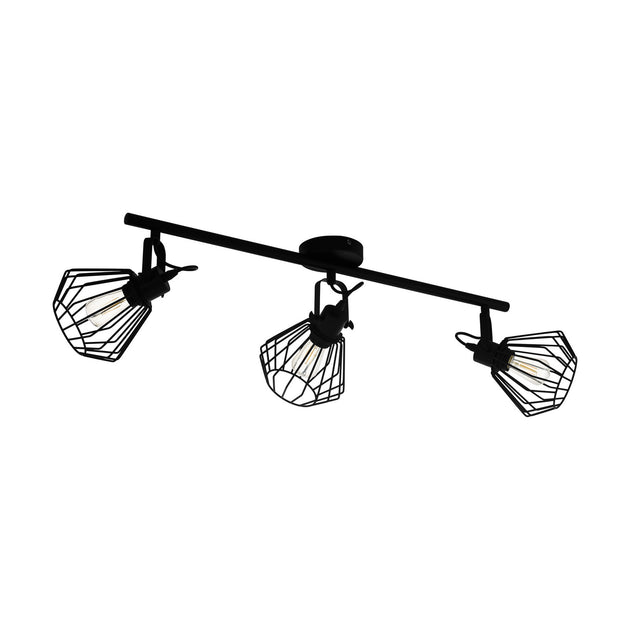 Eglo USA - 98764A - Three Light Track Light - Tabillano - Black