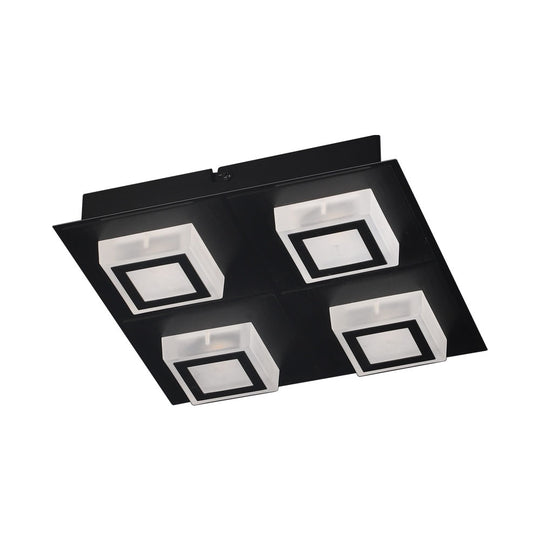Eglo USA - 99364A - LED Ceiling Mount - Masiano 1 - Black