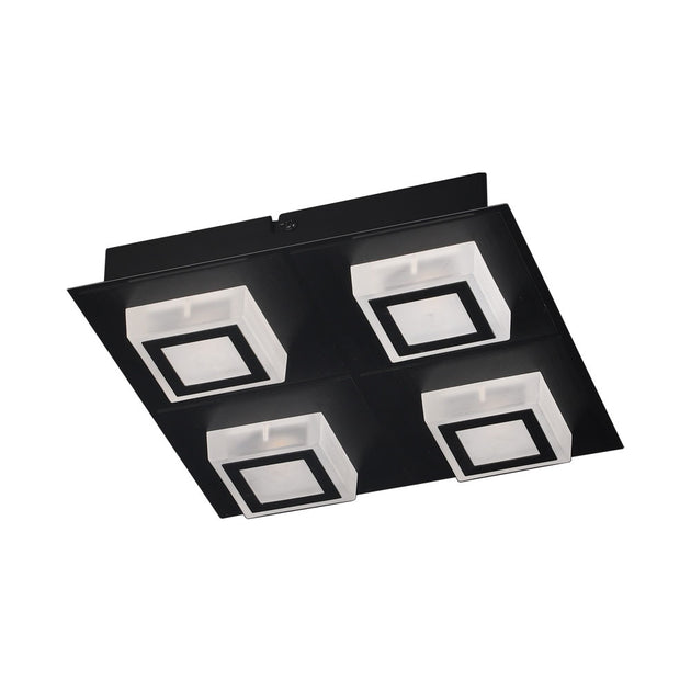 Eglo USA - 99364A - LED Ceiling Mount - Masiano 1 - Black