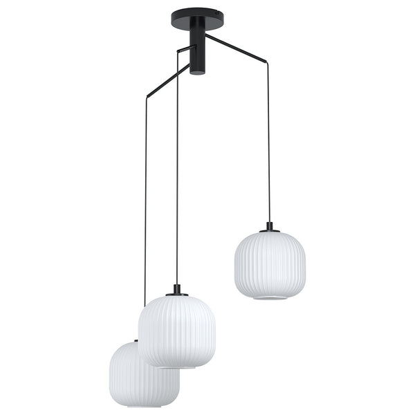 Eglo USA - 99368A - Three Light Pendant - Mantunalle - Black