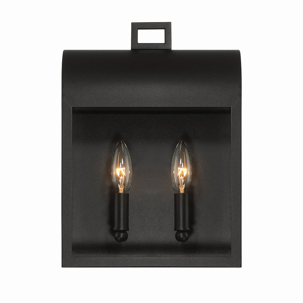 Eurofase - 41969-014 - Two Light Outdoor Wall Sconce - Sawyer - Satin Black