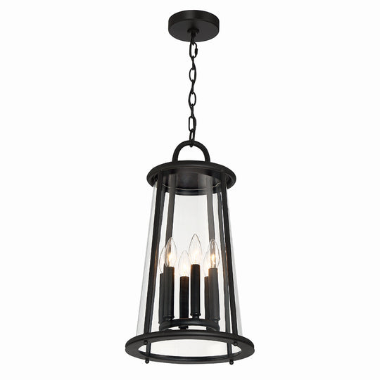 Eurofase - 42722-014 - Six Light Outdoor Pendant - Daulle - Satin Black