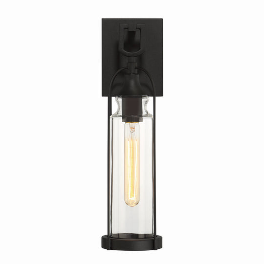 Eurofase - 42726-012 - One Light Outdoor Wall Sconce - Yasmin - Satin Black