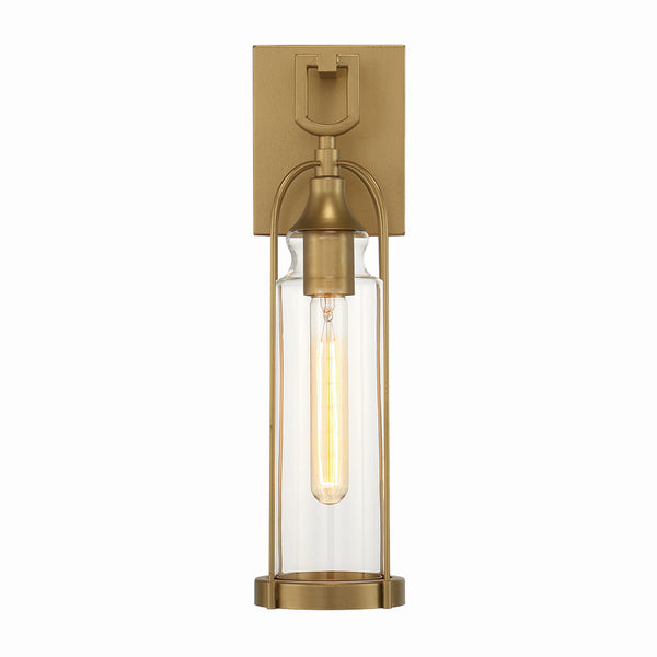 Eurofase - 42726-025 - One Light Outdoor Wall Sconce - Yasmin - Aged gold