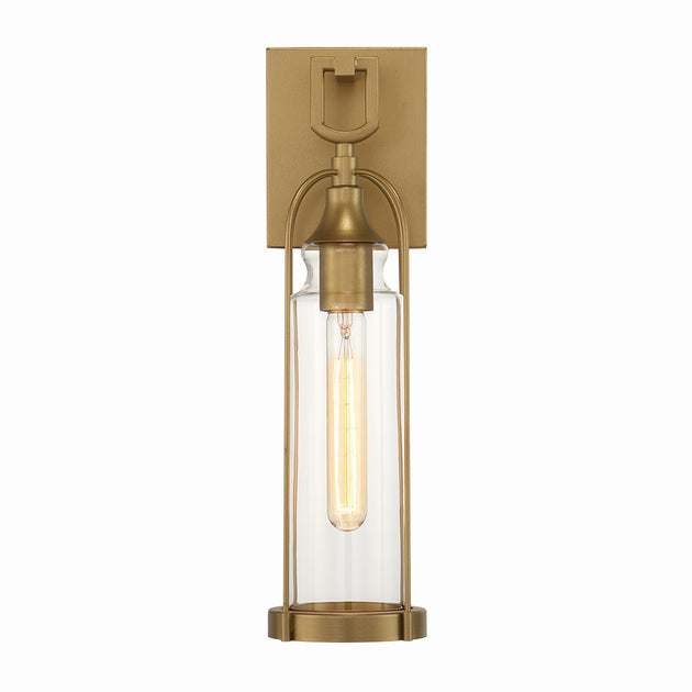 Eurofase - 42726-025 - One Light Outdoor Wall Sconce - Yasmin - Aged gold