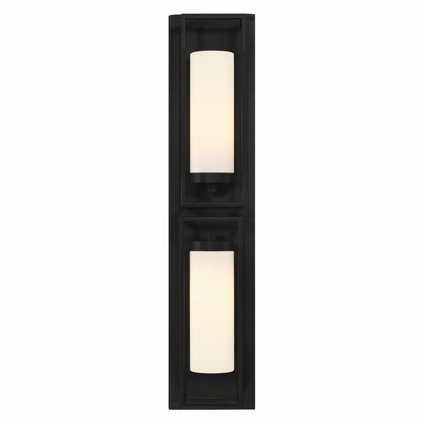 Eurofase - 42732-013 - Two Light Outdoor Wall Sconce - Ren - Satin Black