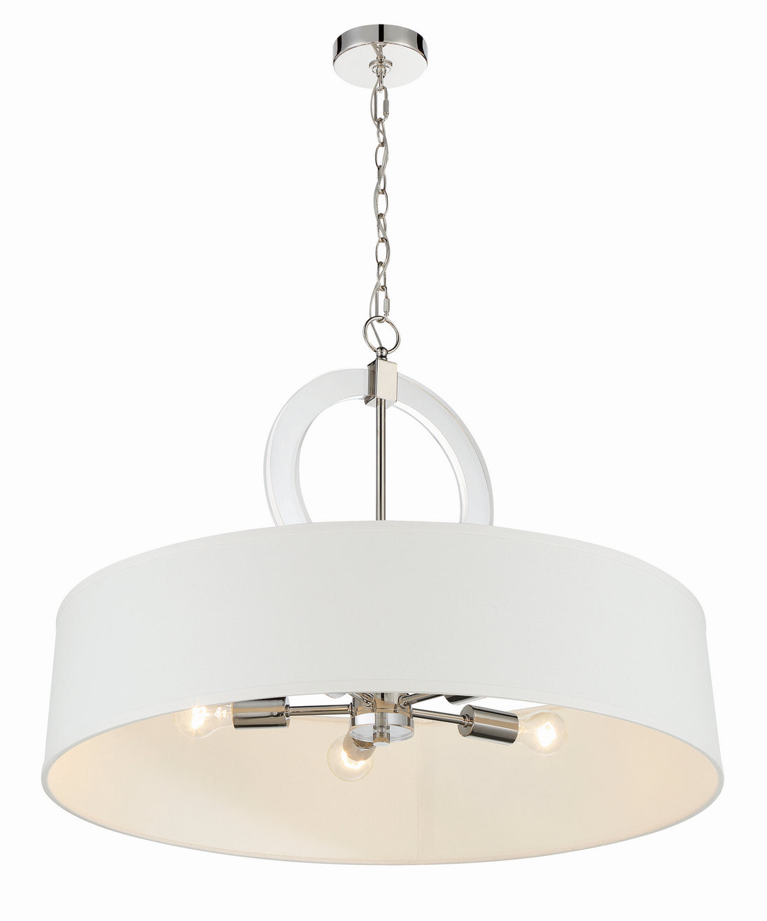 Minka-Lavery - 2152-613 - Five Light Pendant - Cape Coral - Polished Nickel