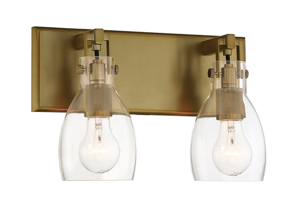 Minka-Lavery - 2272-695 - Two Light Bath Bar - Tiberia - Soft Brass