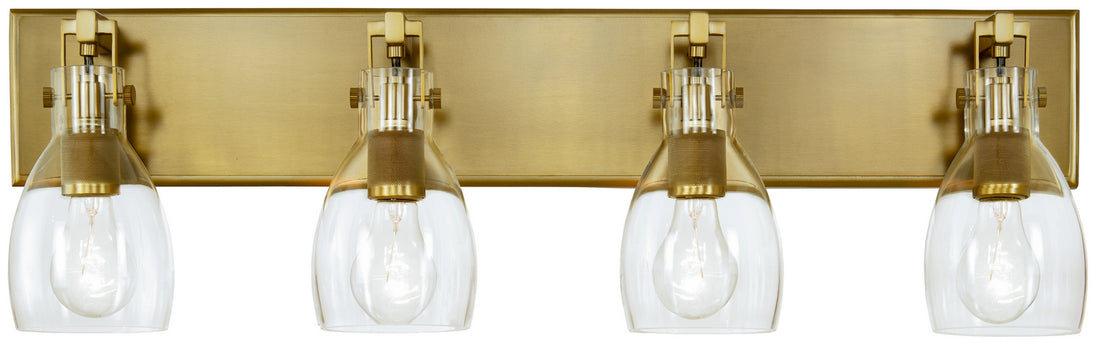 Minka-Lavery - 2274-695 - Four Light Bath Bar - Tiberia - Soft Brass