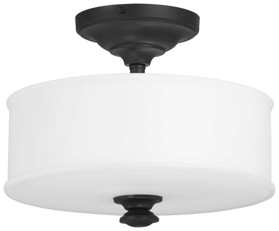 Minka-Lavery - 4172-66A - Two Light Semi Flush Mount - Harbour Point - Coal