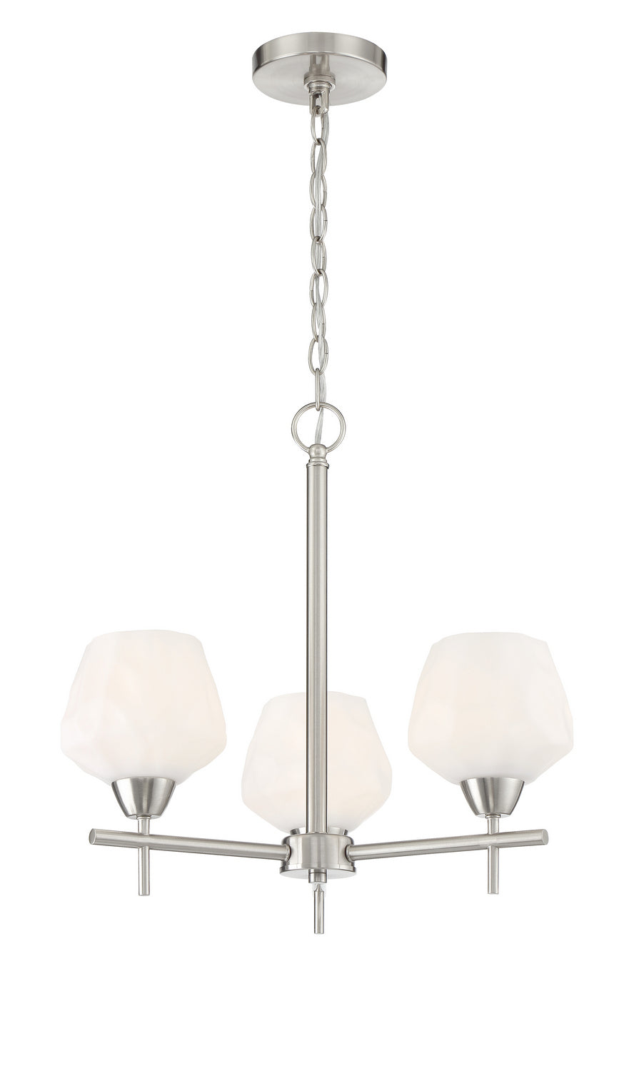 Minka-Lavery - 2173-84 - Three Light Chandelier - Camrin - Brushed Nickel