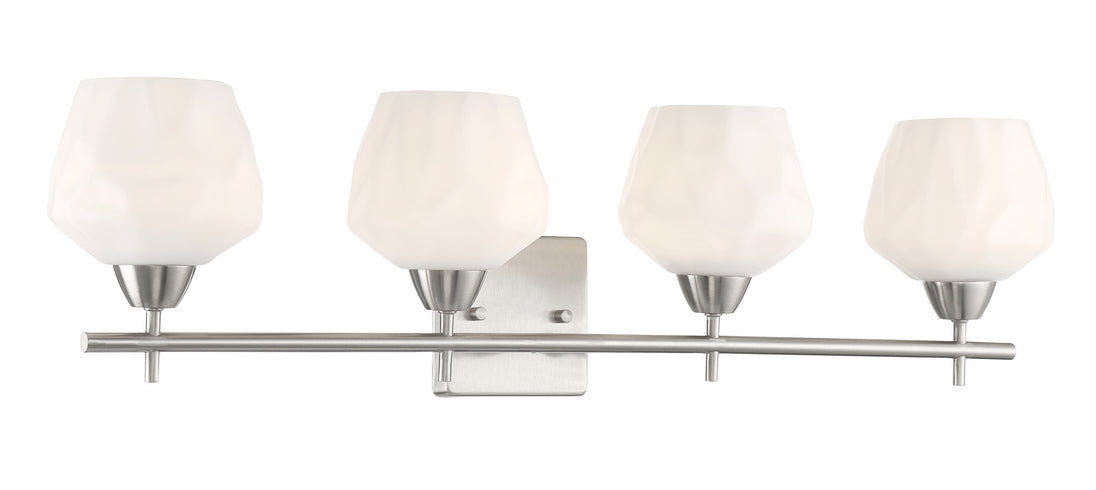 Minka-Lavery - 3174-84 - Four Light Bath - Camrin - Brushed Nickel