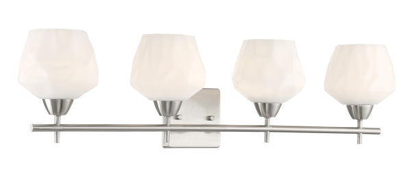 Minka-Lavery - 3174-84 - Four Light Bath - Camrin - Brushed Nickel