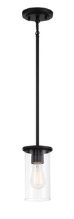 Minka-Lavery - 4090-66A - One Light Pendant / Semi Flush - Haisley - Coal