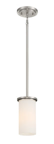 Minka-Lavery - 4090-84 - One Light Pendant / Semi Flush - Haisley - Brushed Nickel