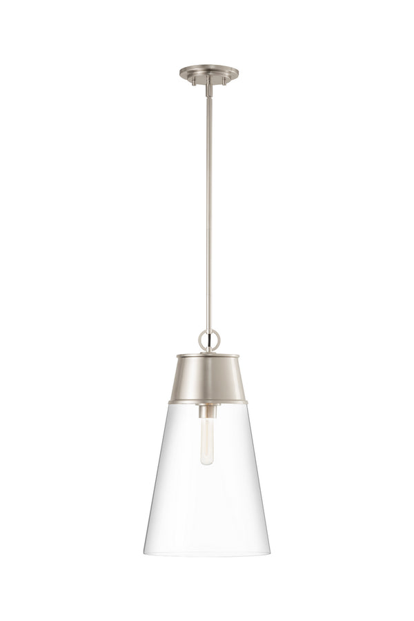 Z-Lite - 2300P12-BN - One Light Pendant - Wentworth - Brushed Nickel