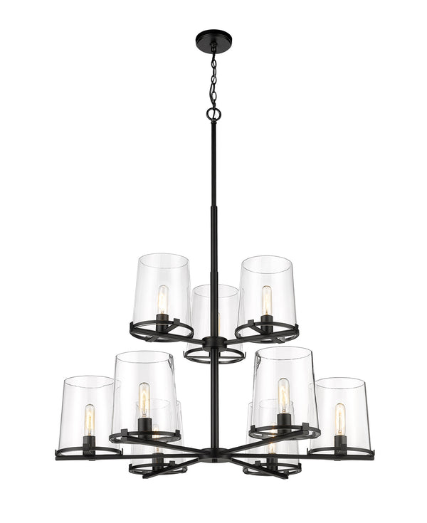 Z-Lite - 3032-9MB - Nine Light Chandelier - Callista - Matte Black