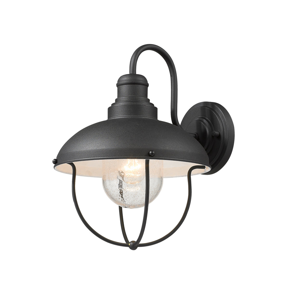 Z-Lite - 590M-BK - One Light Outdoor Wall Mount - Ansel - Black