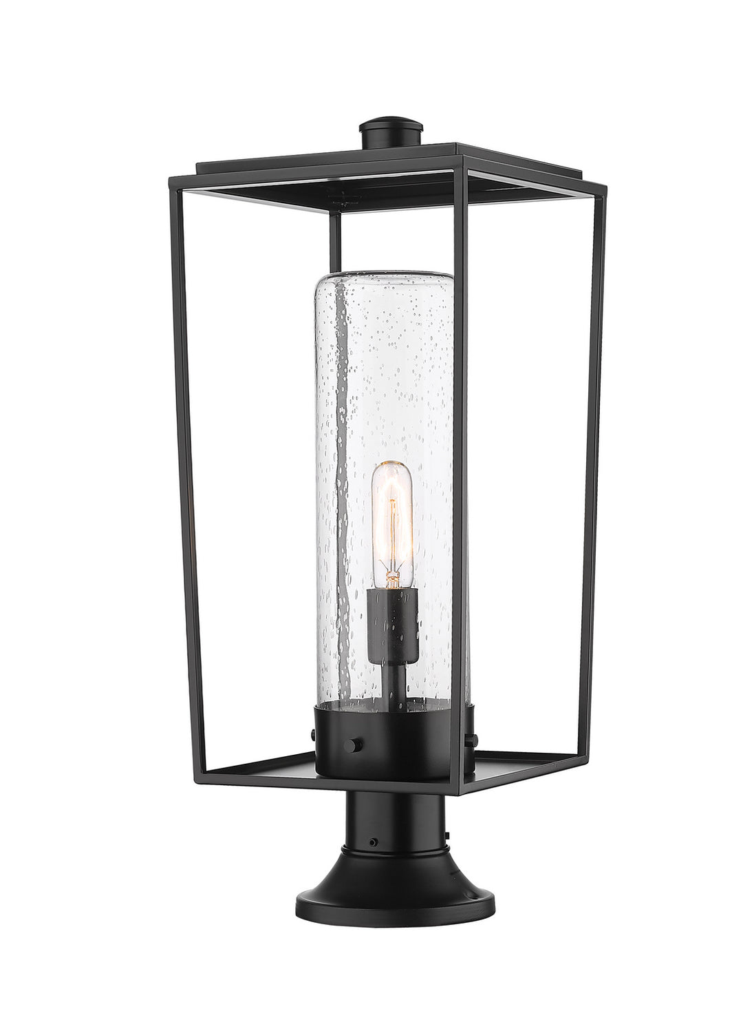 Z-Lite - 594PHBR-553PM-BK - One Light Outdoor Pier Mount - Sheridan - Black