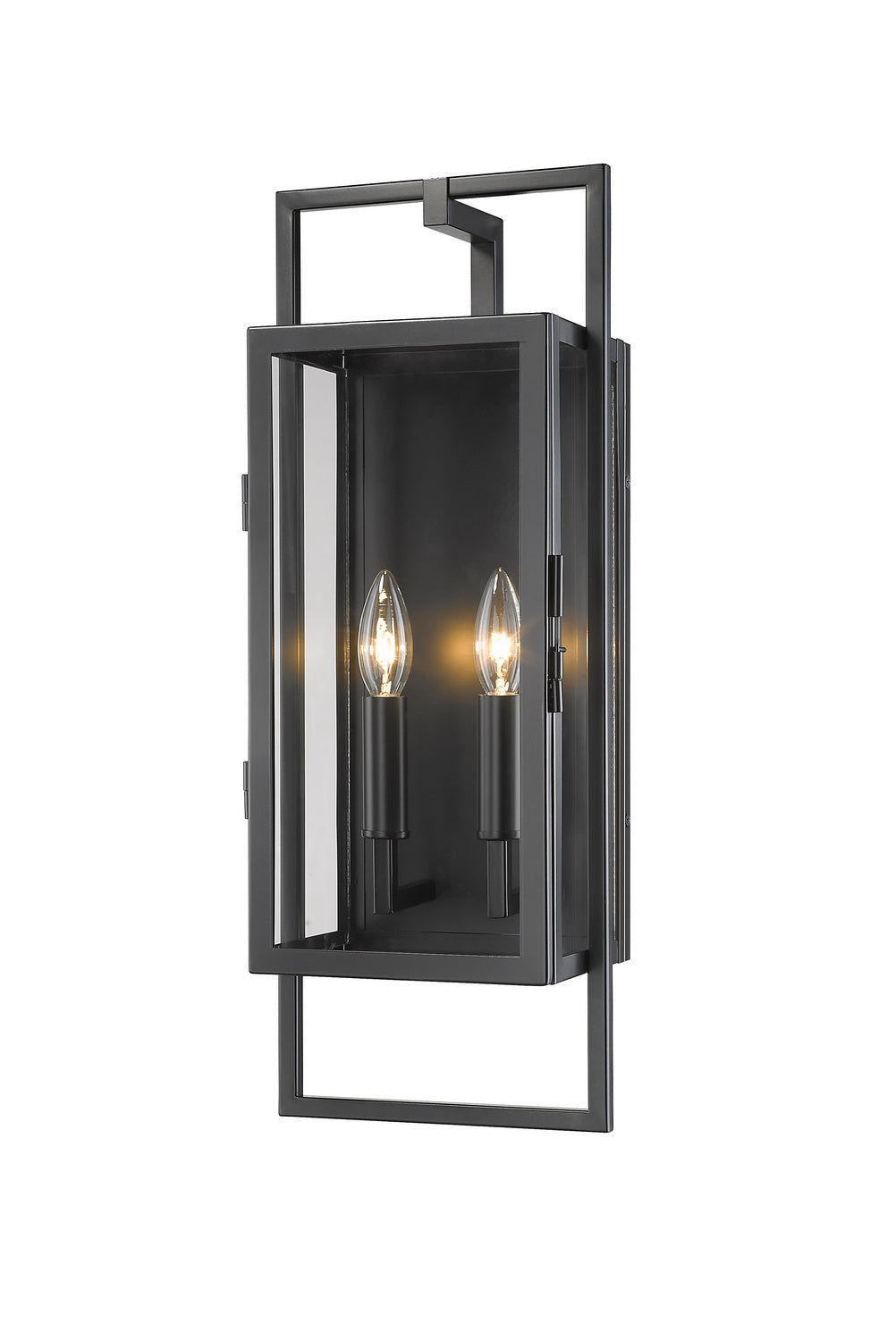 Z-Lite - 598M-BK - Two Light Outdoor Wall Mount - Lucian - Black