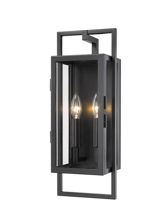 Z-Lite - 598S-BK - Two Light Outdoor Wall Mount - Lucian - Black