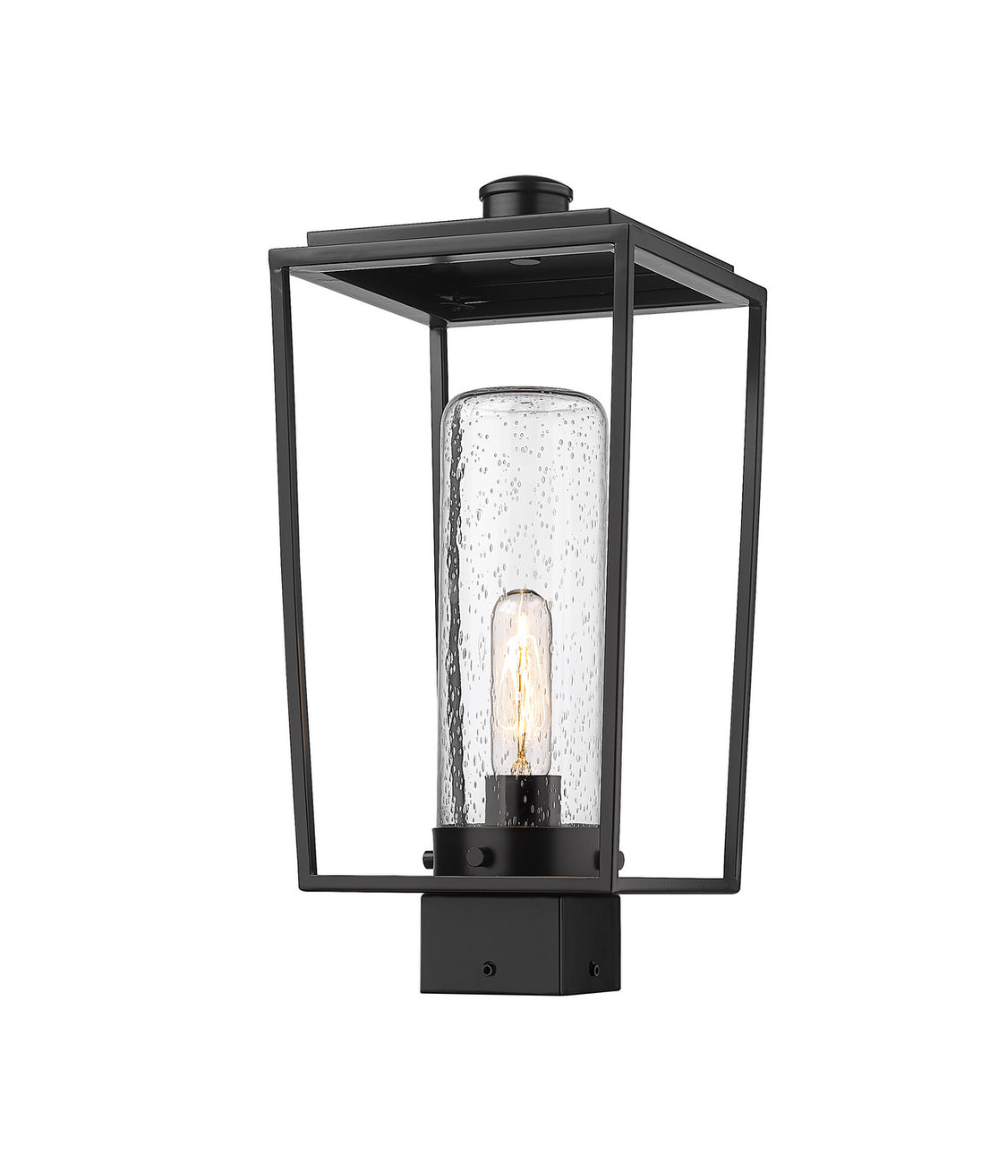 Z-Lite - 594PHMS-BK - One Light Outdoor Post Mount - Sheridan - Black