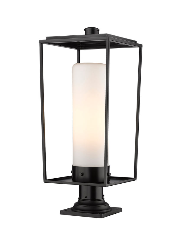 Z-Lite - 595PHBR-533PM-BK - One Light Outdoor Pier Mount - Sheridan - Black