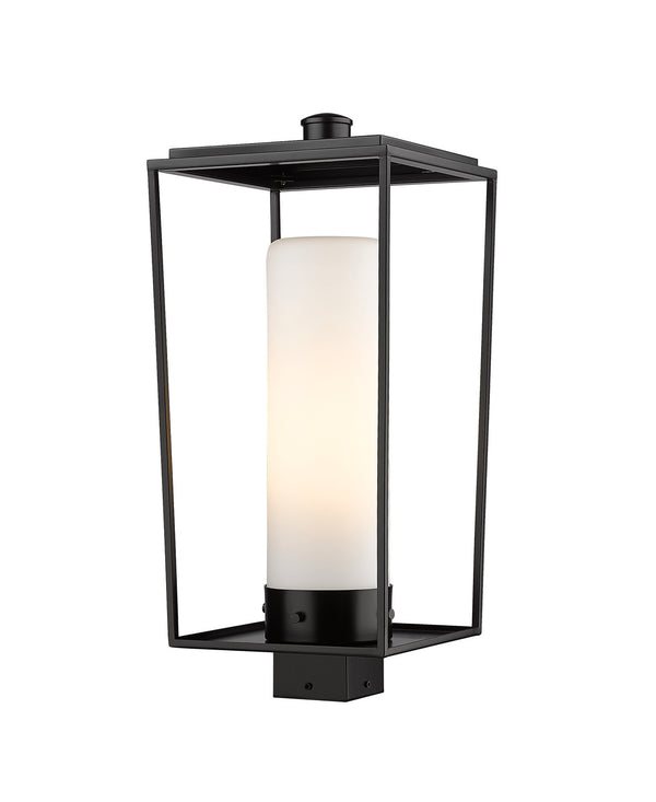 Z-Lite - 595PHBS-BK - One Light Outdoor Post Mount - Sheridan - Black