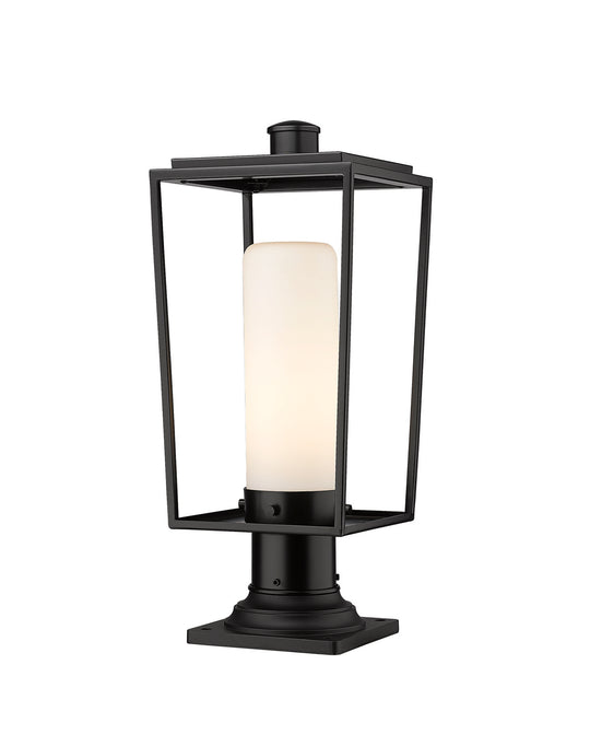 Z-Lite - 595PHMR-533PM-BK - One Light Outdoor Pier Mount - Sheridan - Black