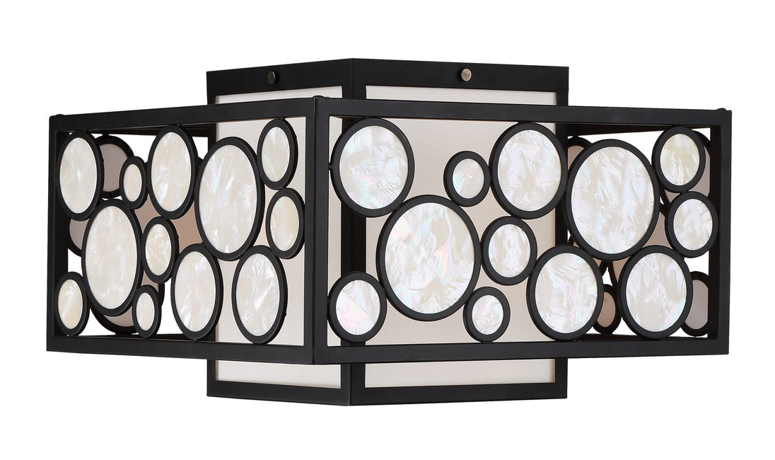 Metropolitan - N7752-143 - Two Light Flush Mount - Mosaic - Oil Rubbed Bronze