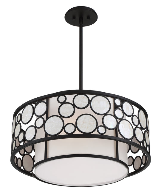 Metropolitan - N7754-143 - Four Light Pendant - Mosaic - Oil Rubbed Bronze