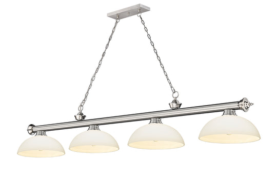 Z-Lite - 2306-4BN-DMO14 - Four Light Billiard - Cordon - Brushed Nickel