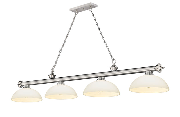 Z-Lite - 2306-4BN-DMO14 - Four Light Billiard - Cordon - Brushed Nickel