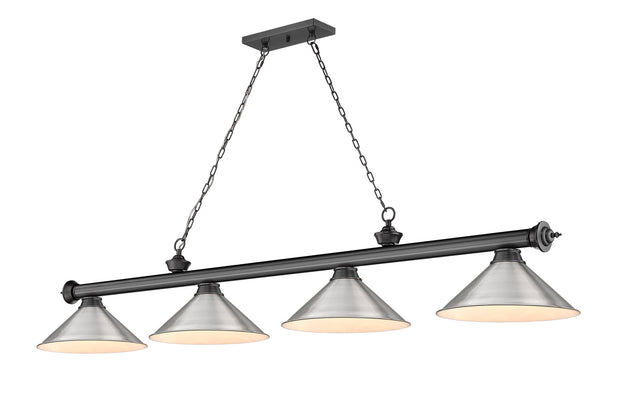 Z-Lite - 2306-4BP-BN15 - Four Light Billiard - Cordon - Bronze Plate