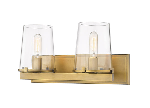 Z-Lite - 3032-2V-RB - Two Light Vanity - Callista - Rubbed Brass