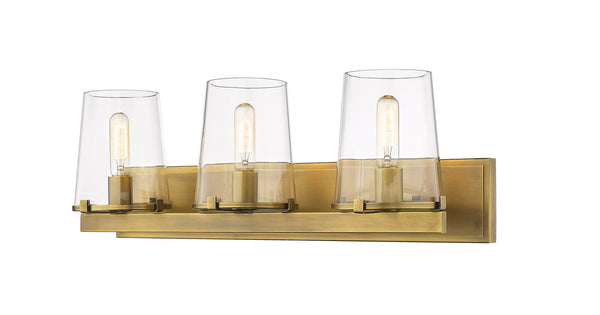 Z-Lite - 3032-3V-RB - Three Light Vanity - Callista - Rubbed Brass