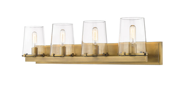 Z-Lite - 3032-4V-RB - Four Light Vanity - Callista - Rubbed Brass