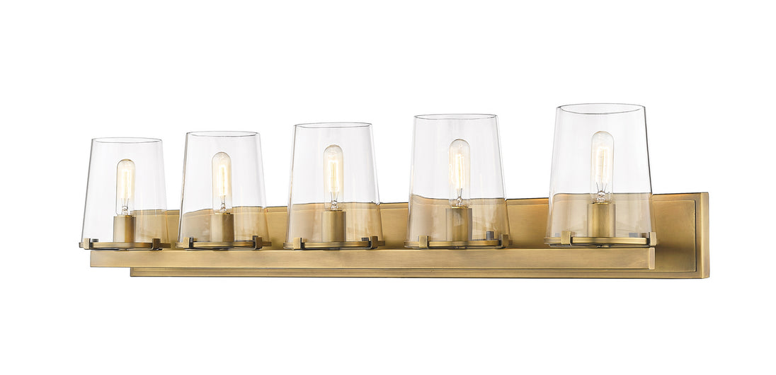 Z-Lite - 3032-5V-RB - Five Light Vanity - Callista - Rubbed Brass