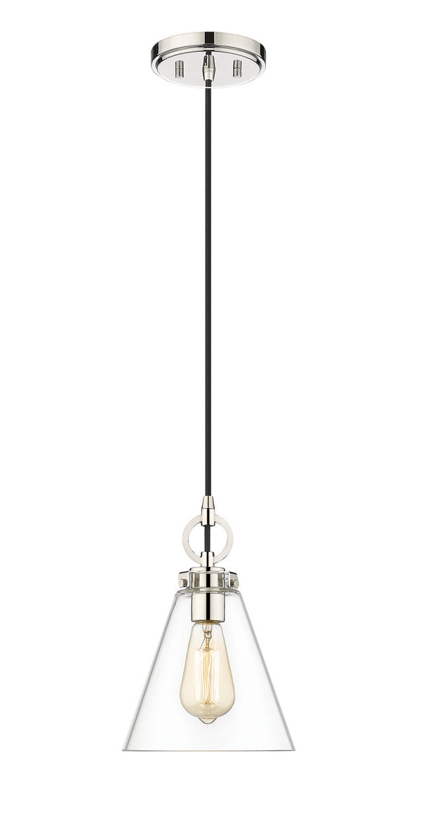 Z-Lite - 3034P8-PN - One Light Pendant - Harper - Polished Nickel